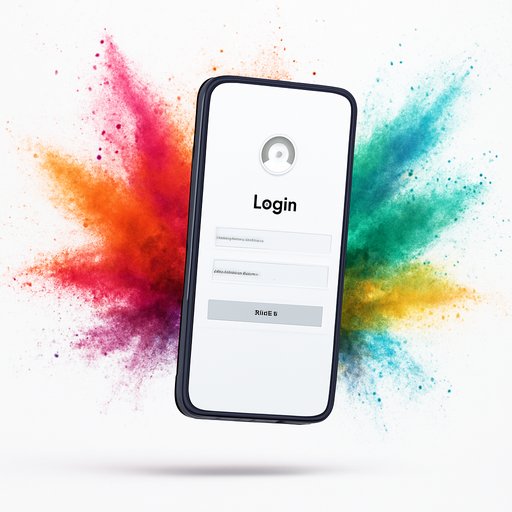 k77 login screen on phone
